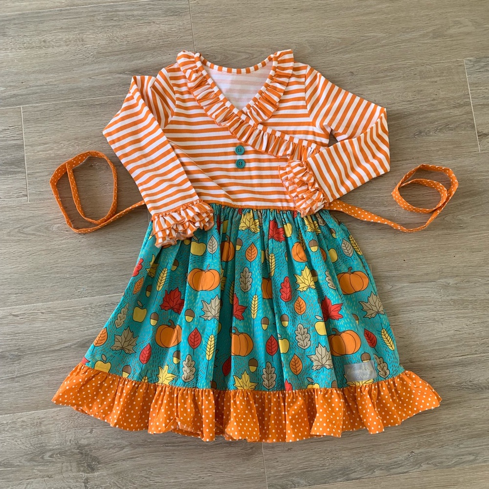 Elenor Rose Girls size 8/10 Fall Dress